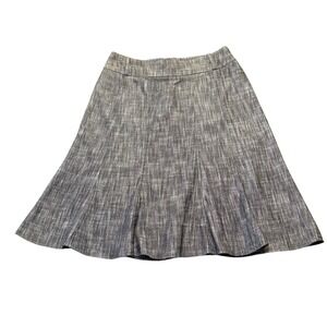 Sandro Sportswear Skirt Womens Size‎ 8 Charcoal Gray Flared A-Line Soft Pleat